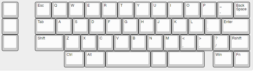I started small: a 40% layout, with a few keys moved to where I actually reach for them. That layout became the starting point for everything else.